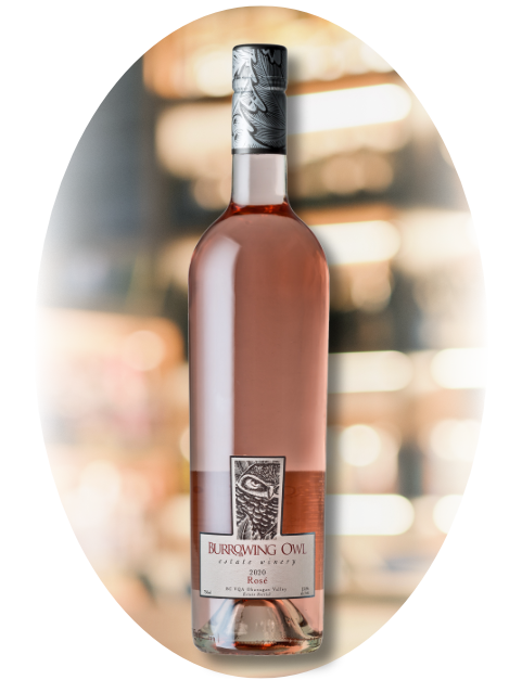 Bottle of Rose Wine